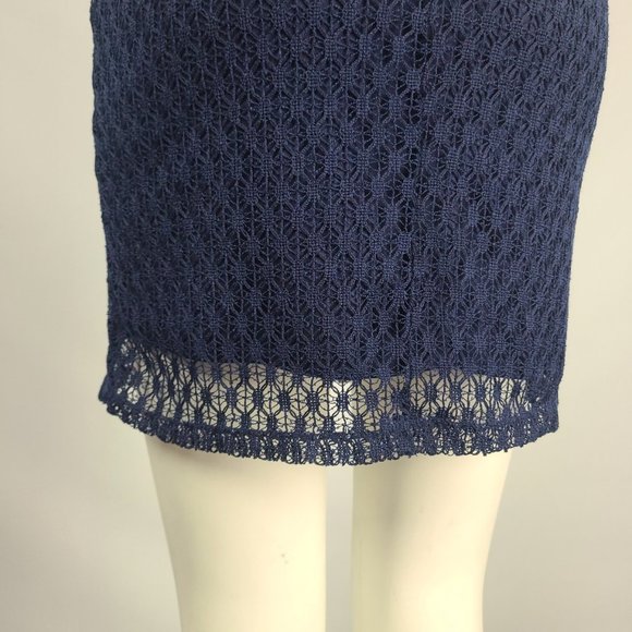 Le Chateau Navy Blue Mini Dress - Picture 10 of 14